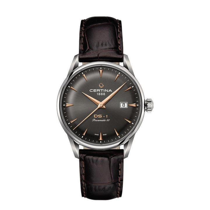 Certina DS-1 Powermatic 80 Herreur - Atracitgrå Urskive - Herreur - C0298071608101