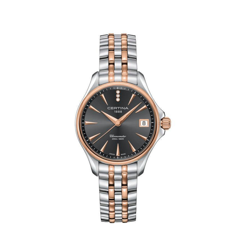 Certina DS Action Quartz Dameur - Med Diamanter - Dameure - C0320512208600
