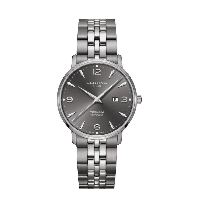 Certina DS Caimano Titanium Herreur - Grå Urskive - Herreur - C0354104408700