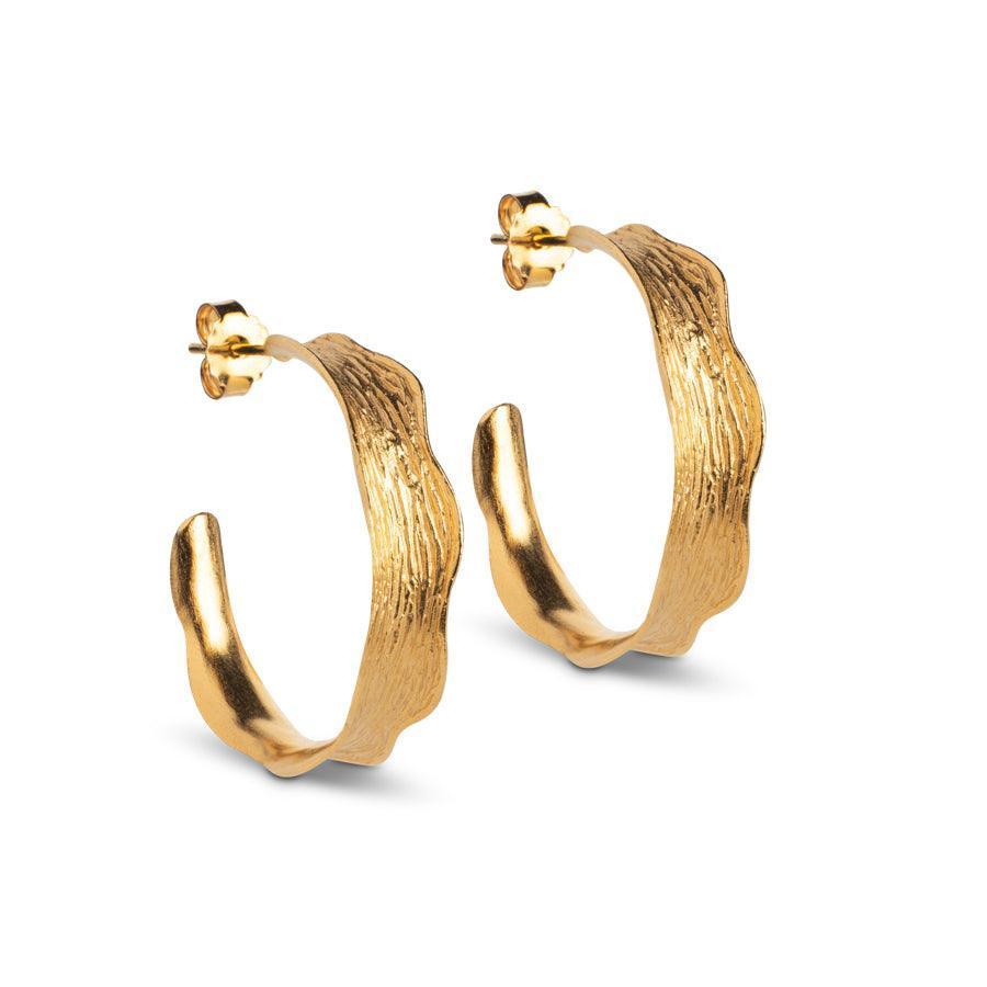 Enamel Ane Large Hoops - E288GM - Øreringe - E288GM