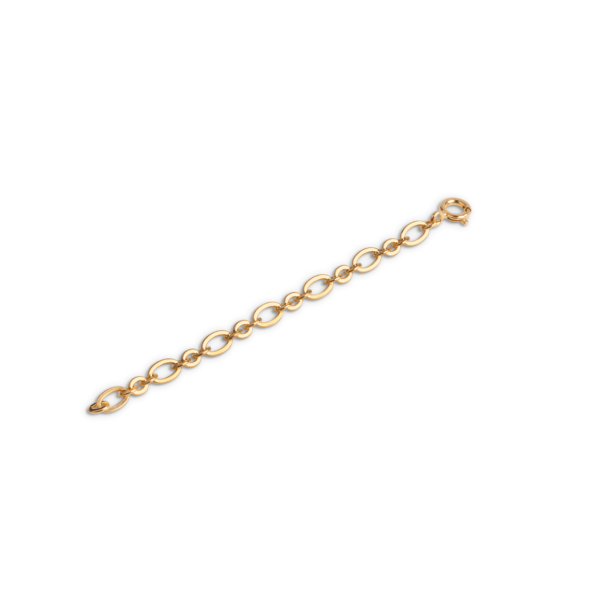 Enamel Anklet Extender, guldpläterad ankelkedjeförlängare i glänsande guldfinish. Modell B101G-B101G-1