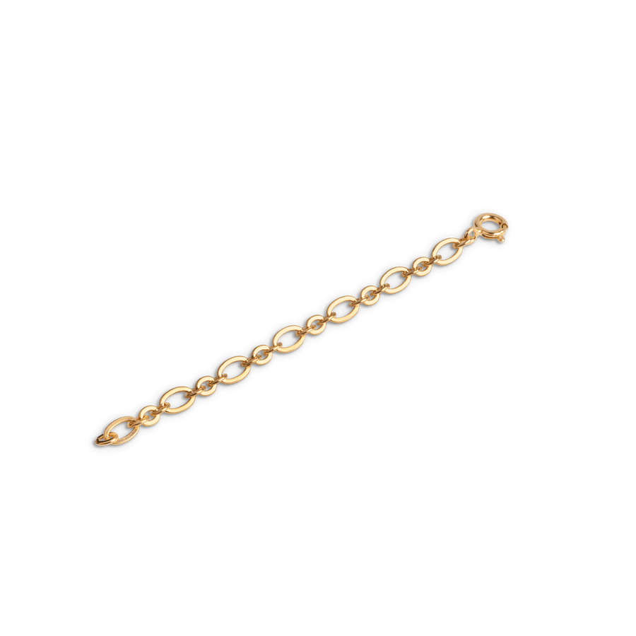 Enamel Anklet Extender sølvforgyldt - B101G - - B101G