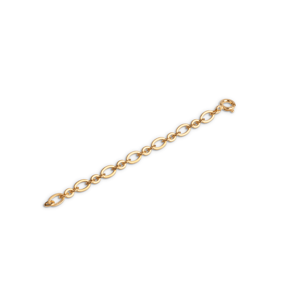 Enamel Anklet Extender sølvforgyldt - B101G - - B101G