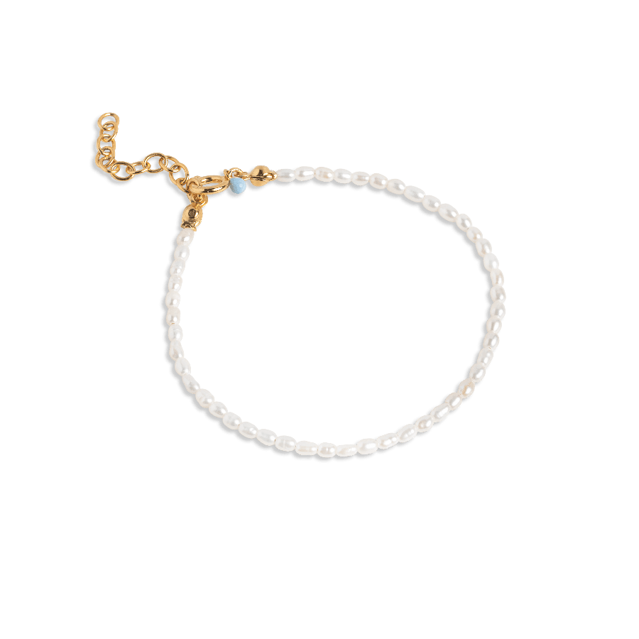 Enamel Erna Pearl Bracelet - B110G - Armbånd - B110G