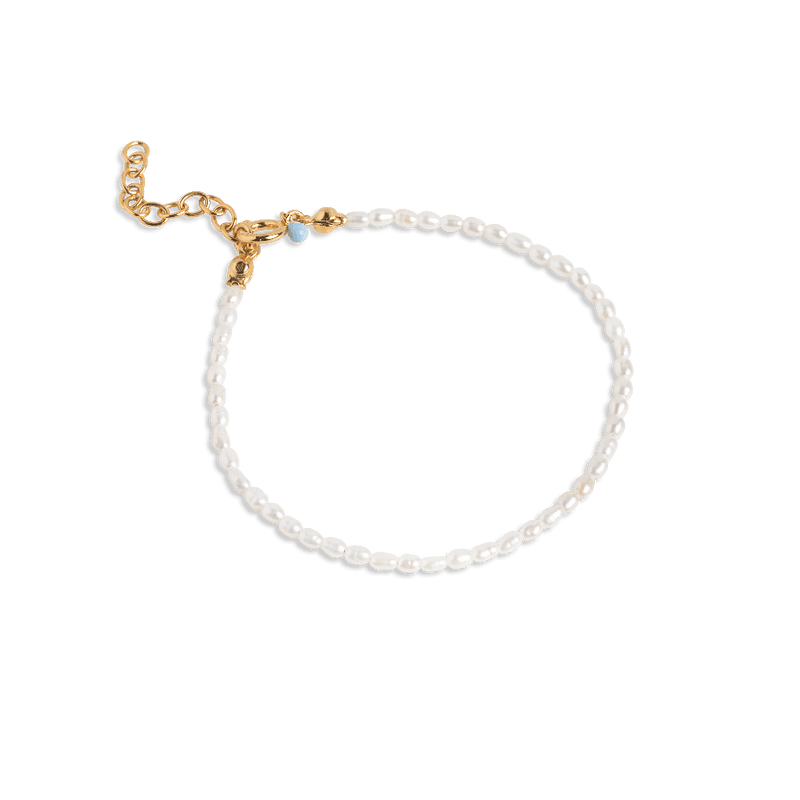 Enamel Erna Pearl Bracelet - B110G - Armbånd - B110G
