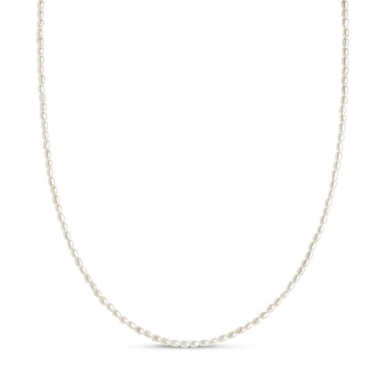 Enamel Erna Pearl Necklace - N104G - Halskæde - N104G