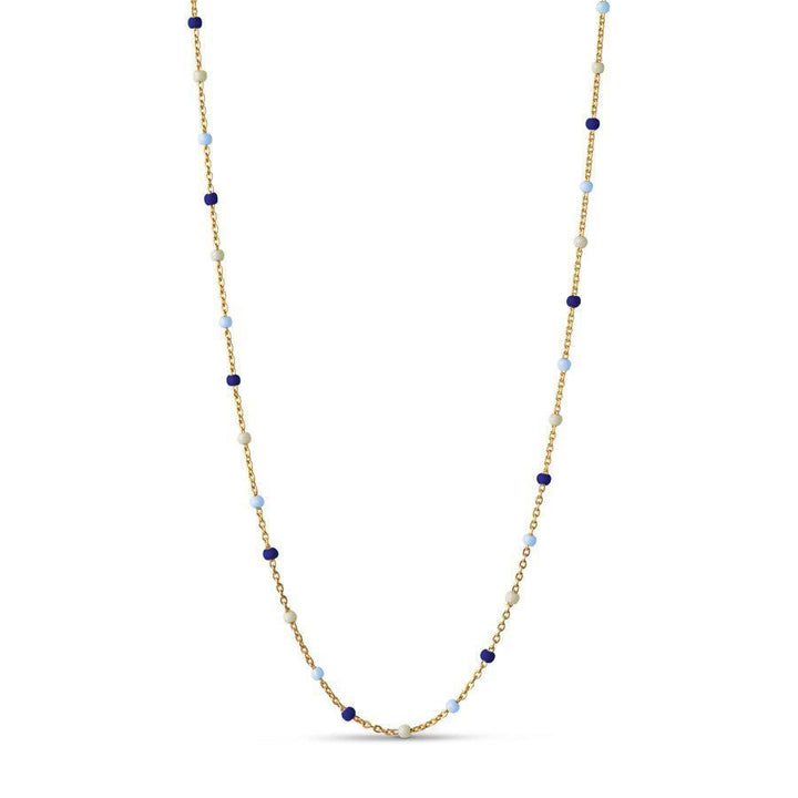 Enamel Lola Halskæde Marine - N55G-Marine - Halskæde - N55G-Marine