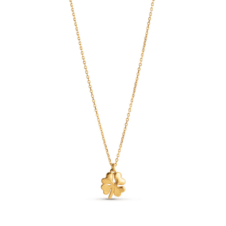 Enamel Organic Clover Halskæde - N79GM - Halskæde - N79GM
