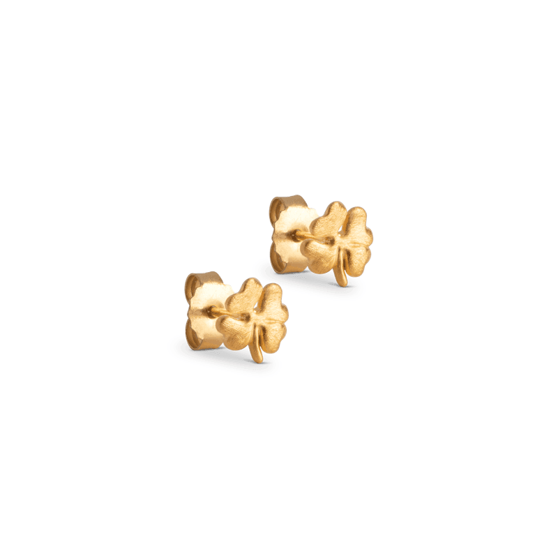Enamel Organic Clover Ørestikker - E238GM - Øreringe - E238GM