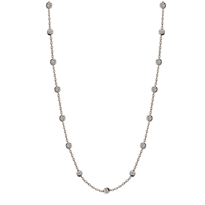 Jeberg Jewellery Beads Necklace sølv - 4575-42-S - Halskæde - 4575-42-S