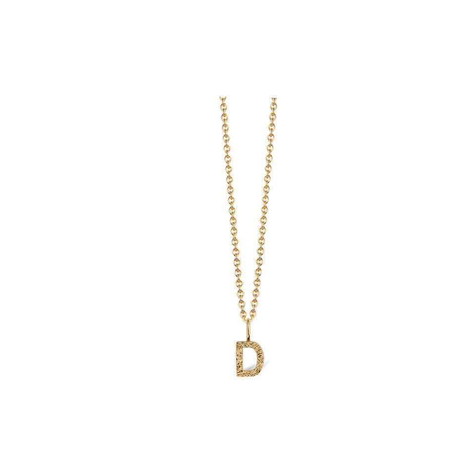 Jeberg Jewellery I Am Me Bogstav sølvforgyldt - 42000 - Halskæde - 42000-004