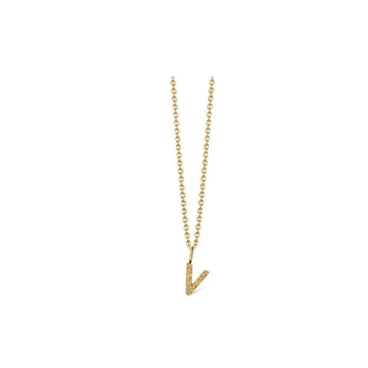 Jeberg Jewellery I Am Me Bogstav sølvforgyldt - 42000 - Halskæde - 42000-021