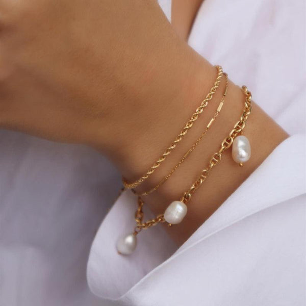 Jeberg Jewellery NORA Armbånd Forgyldt - 4560-17-G - Armbånd - 4560-17-G