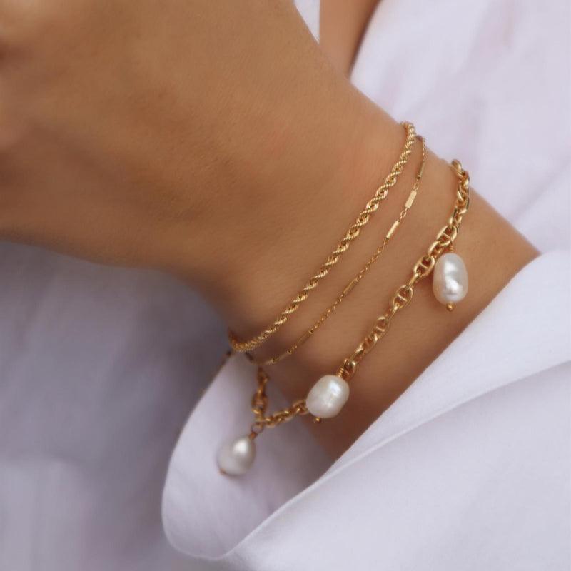 Jeberg Jewellery NORA Armbånd Forgyldt - 4560-17-G - Armbånd - 4560-17-G