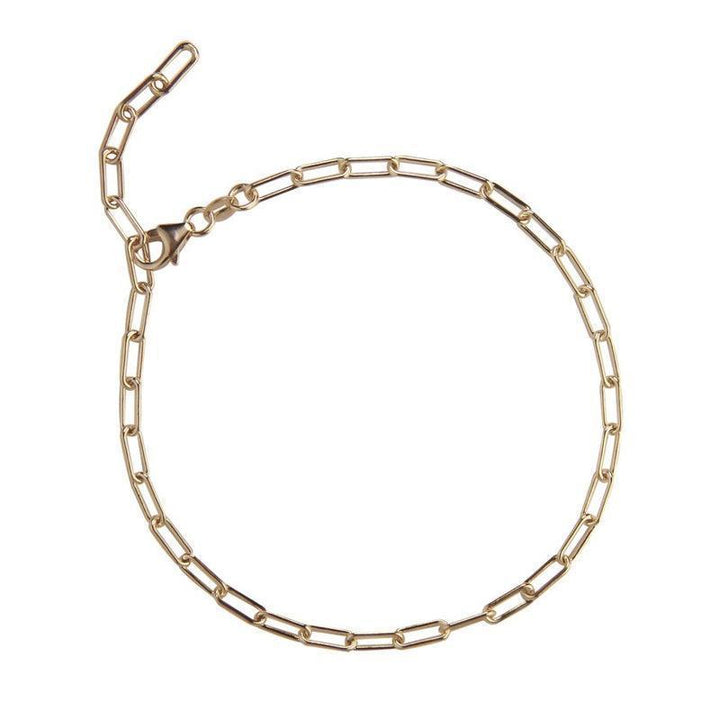 Jeberg Jewellery Sophia Sølv Forgyldt Ankelkæde - 4550-G - Ankelkæder - 4550-G