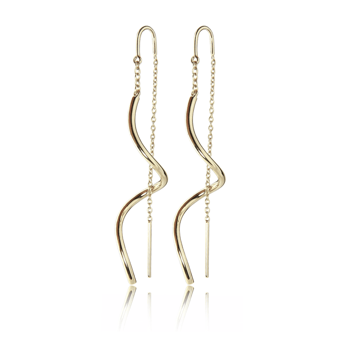 Jeberg Jewellery TWIRL Ørering Forgyldt - 5645 - Øreringe - 5645