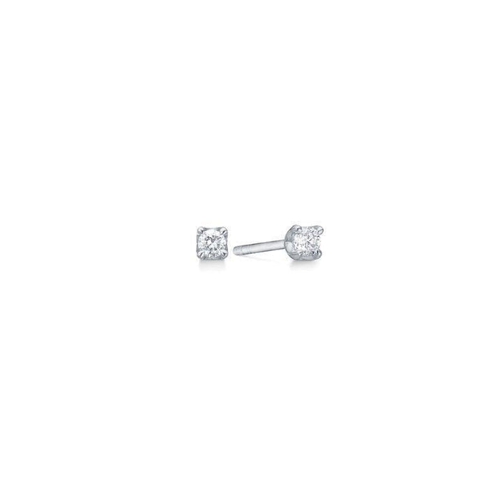 Mads Z 14 kt. Crown Diamant Øreringe 0.18 ct. Hvidguld - Øreringe - 1611618
