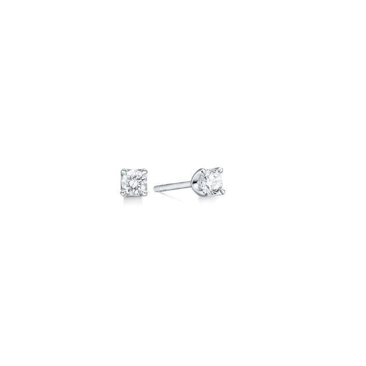 Mads Z 14 kt. Crown Diamant Øreringe 0.30 ct. Hvidguld - Øreringe - 1611630