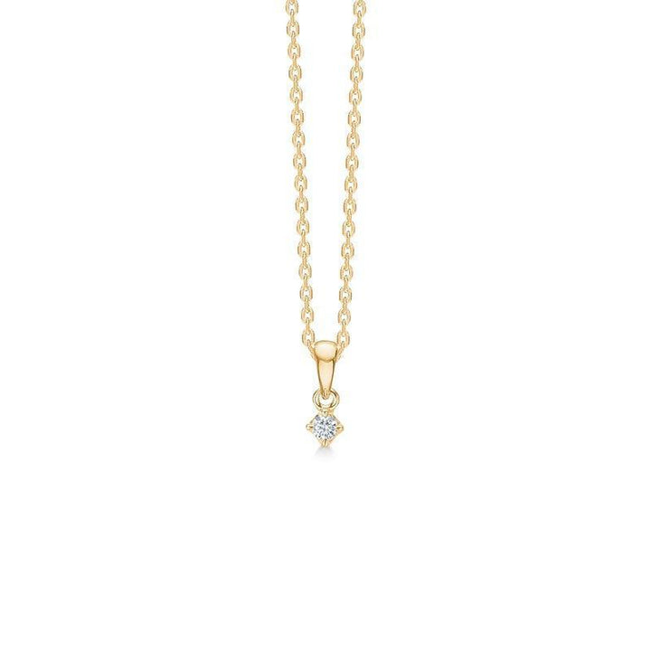 Mads Z 14 kt Crown Diamant Vedhæng 0.04 ct - Vedhæng - 1531604