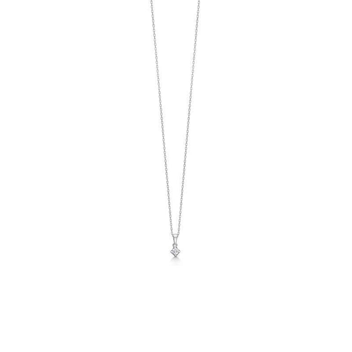 Mads Z 14 kt. Crown Vedhæng 0.09 ct. Hvidguld - Vedhæng - 1631609