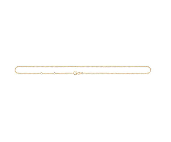 Mads Z 14kt Halskæde Rund Anker 75 - 80cm - 9520102 - Halskæde - 9520102