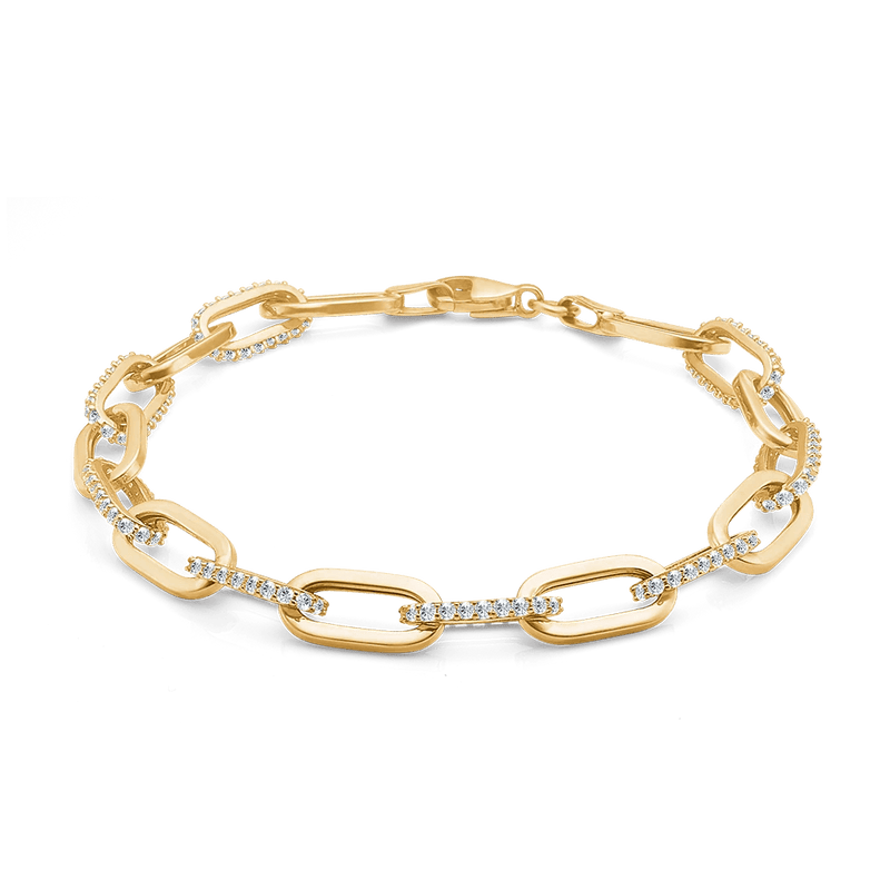Mads Z 8kt Etna Armbånd Med Zirkonia - Armbånd - 8357101