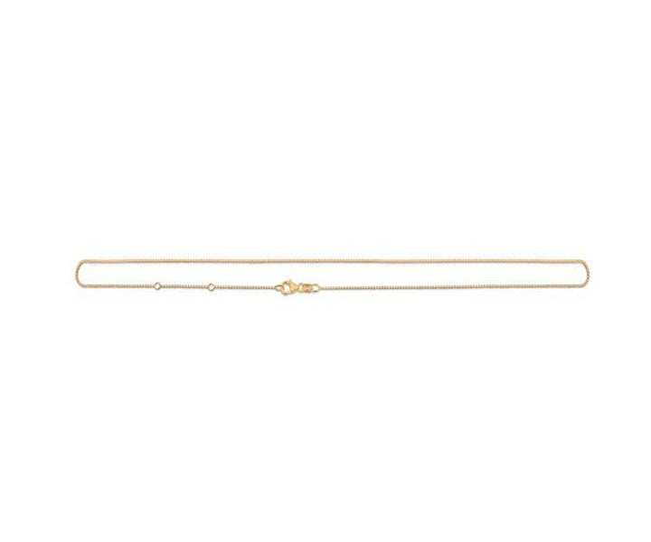 Mads Z Sølv Forgyldt Venezia Halskæde 55 cm - Halskæder - 9220131
