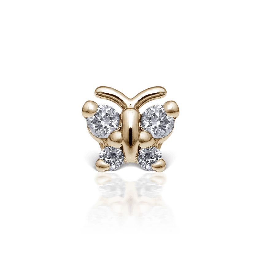 MARIA TASH Diamond Butterfly - Øreringe - XBYD-YG-W4-001