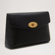 Mulberry Darley Cosmetic Pouch Black Classic Grain Kosmetikpåse
