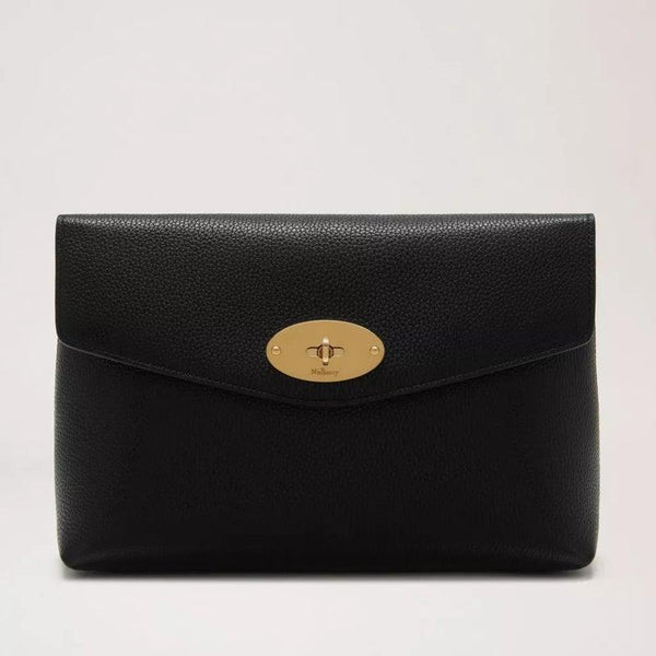 Mulberry Darley Cosmetic Pouch Black Classic Grain - Darley Cosmetic - RL5077/205A100