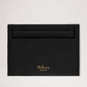 Mulberry Continental Credit Card Slip Natural Grain Black Korthållare