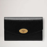 Mulberry Medium Darley Classic Grain Black Plånbok