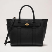 Mulberry Small Zipped Bayswater Small Classic Grain Leather Black Väska