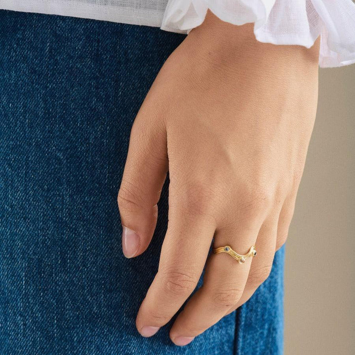 Pernille Corydon Hellir Ring - R-465-GP - Ringe - R-465-GP-001