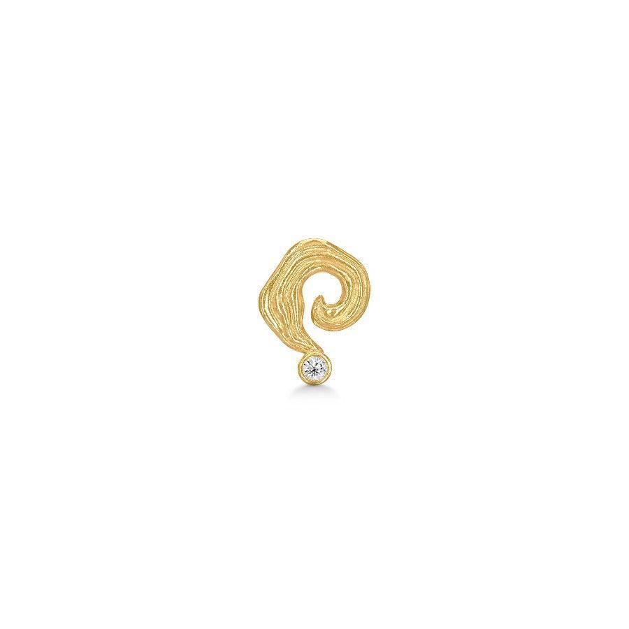 Polar Jewelry Galaxy Forgyldt Ørering Single - Øreringe - SPG-ST-GD-WZ-00405