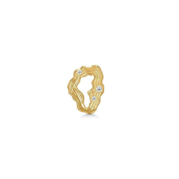 Polar Jewelry Stellar Forgyldt Ørering Single - Øreringe - STE-ST-GD-WZ-00401