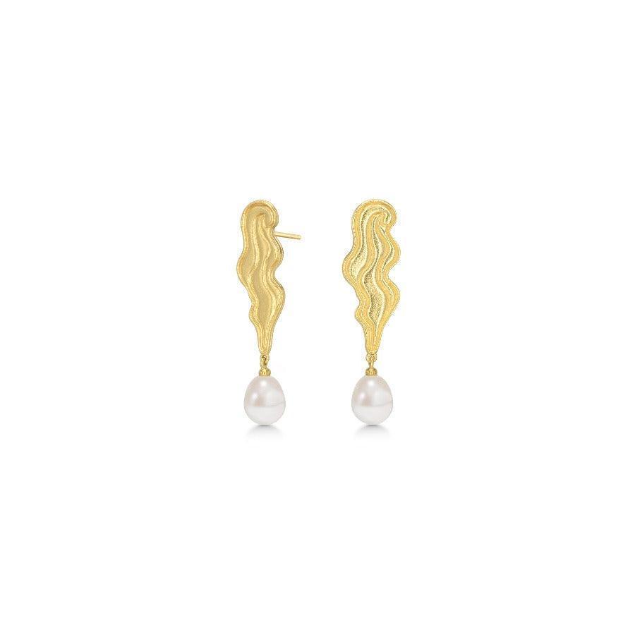 Polar Jewelry The Empress Forgyldte Øreringe - Øreringe - TEM-HS-GD-WP-00205