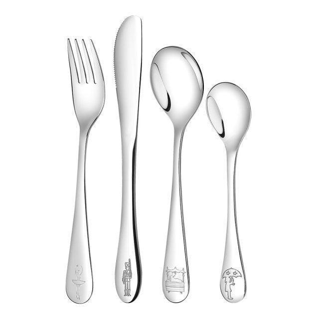 Stål Bestik H.C Andersen motiver - Dåbsartikler - 252-7001