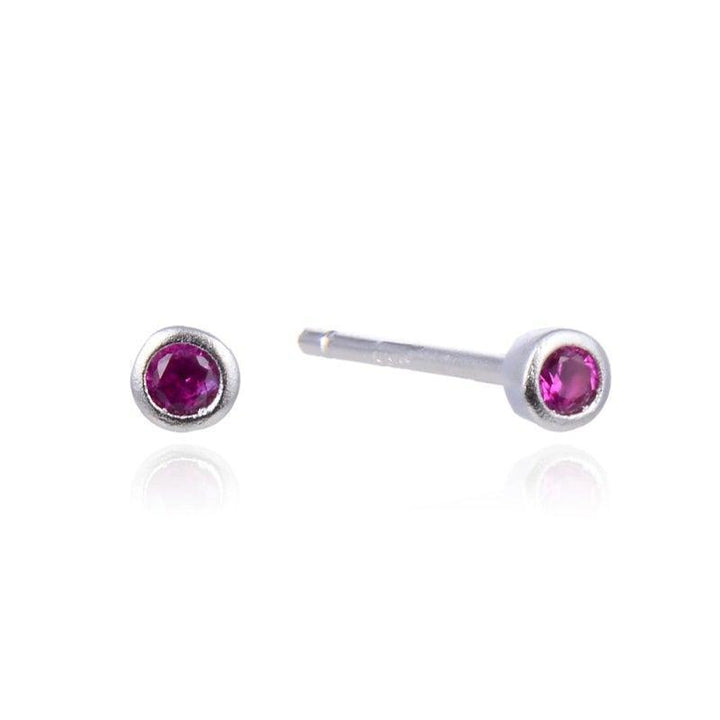 Wioga Pink Sølv Ørestikker E-1051-S - Øreringe - E-1051-S